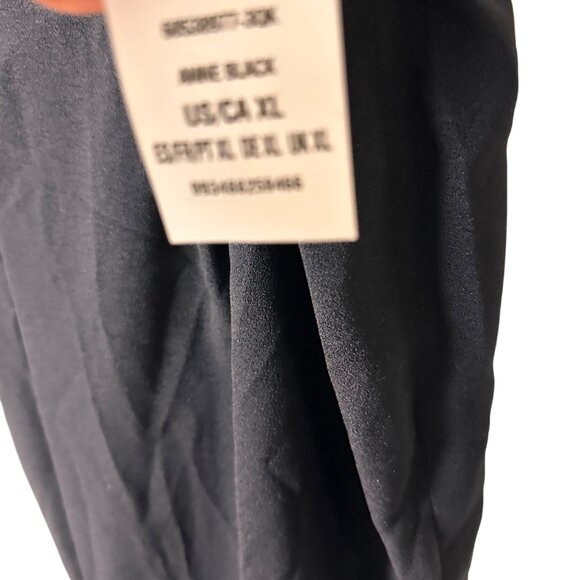 Anne Klein 2XL Womens Dress Black Elastic Waist Pants Polyester Blend - Picture 11 of 14